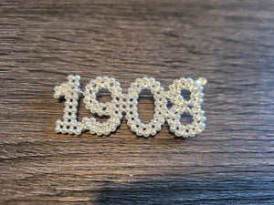 1908 Pearl Encrusted Pin