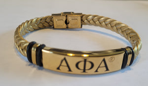 Alpha Braided Bracelet