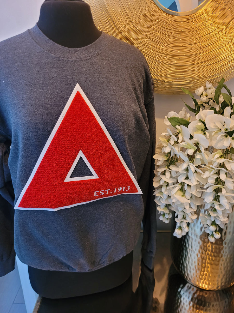 Delta Triangle Chenille Sweatshirt