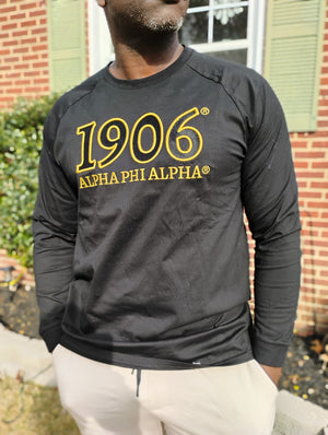 Alpha Embroidered Long Sleeve Shirt