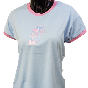 J & J Ladies Ringer Tee