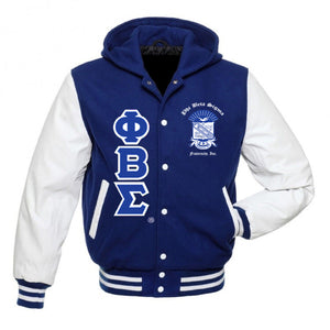 Hooded Sigma Varsity Jacket