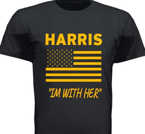 Black & Gold Kamala Tee