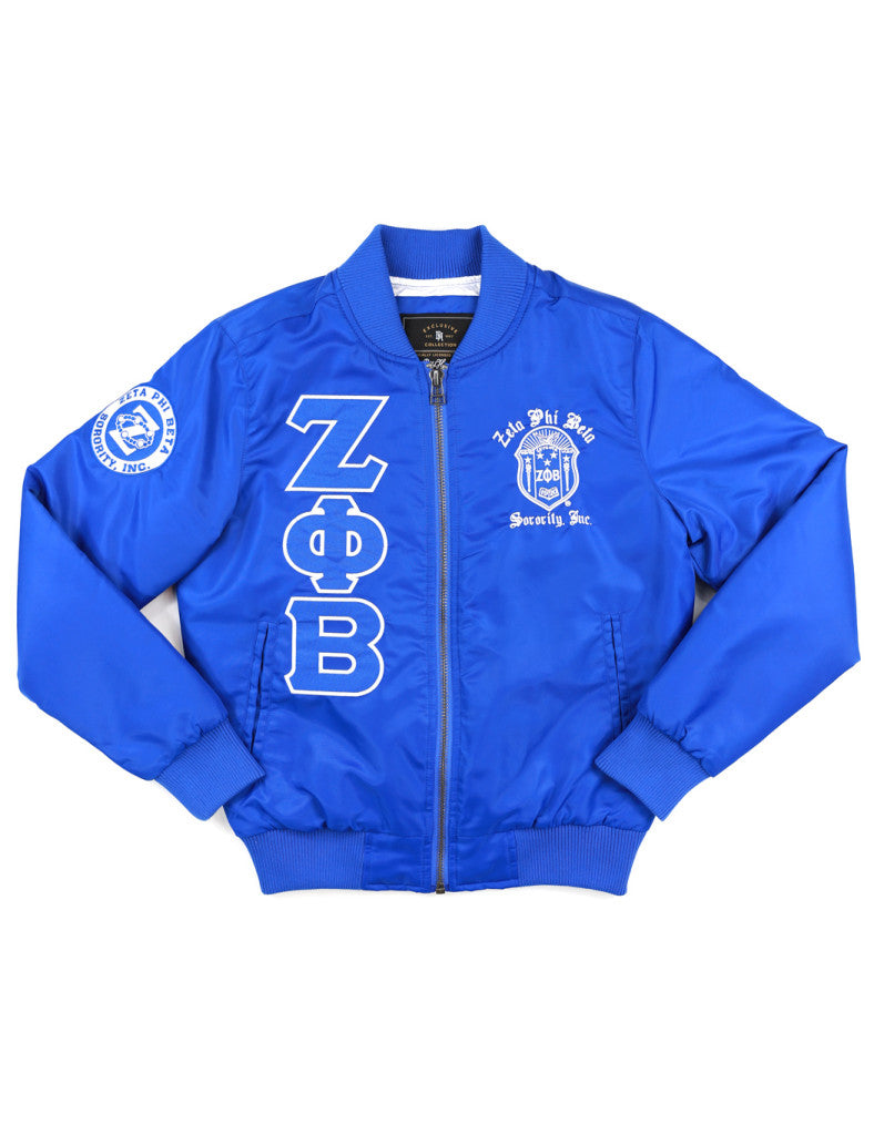 Zeta Bomber Jacket with 1920 on back